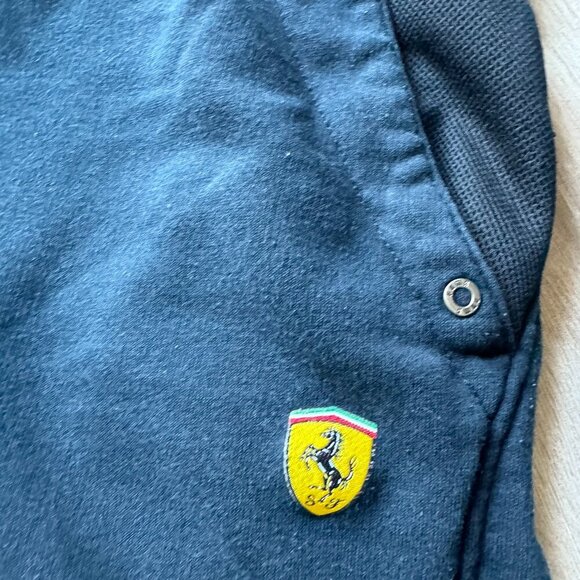 Puma x Ferrari cotton shorts in navy - Men’s Medium - Picture 2 of 7